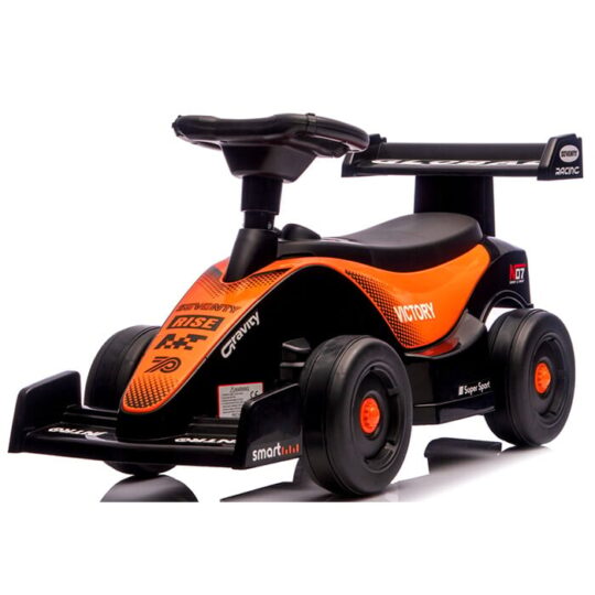 Otroški potiskalnik Formule F1 - oranžen
