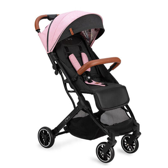 Otroški voziček - MoMi ESTELLE roza