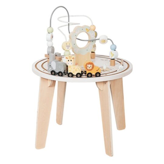 Otroška lesena interaktivna miza - Labirint