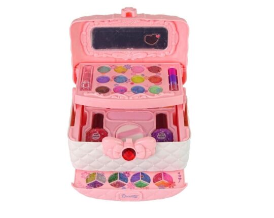 Otroška tristopenjska škatlica za ličila Lepotica princesa + presenečenje 5