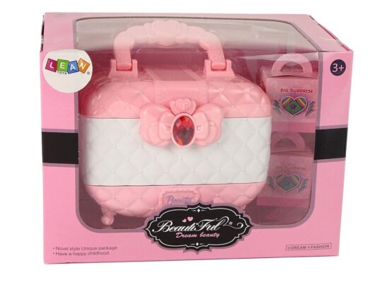 Otroška tristopenjska škatlica za ličila Lepotica princesa + presenečenje 6