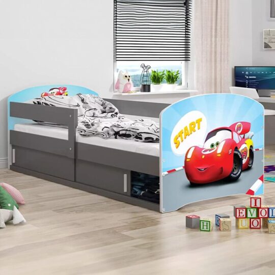 Otroška postelja - Jurić 160x80cm grafit