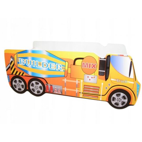 Otroška postelja s tovornjakom - Mixer 140x70cm