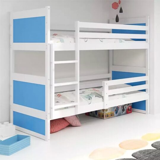 Otroška pogradna postelja - Bingo modra 200x90cm