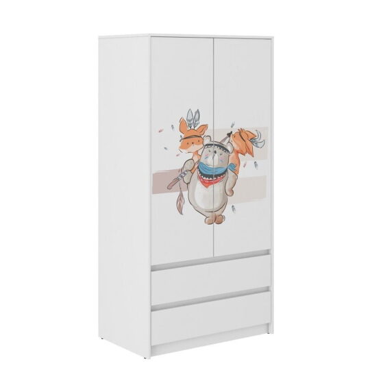 Otroška garderoba Medvedek in lisice