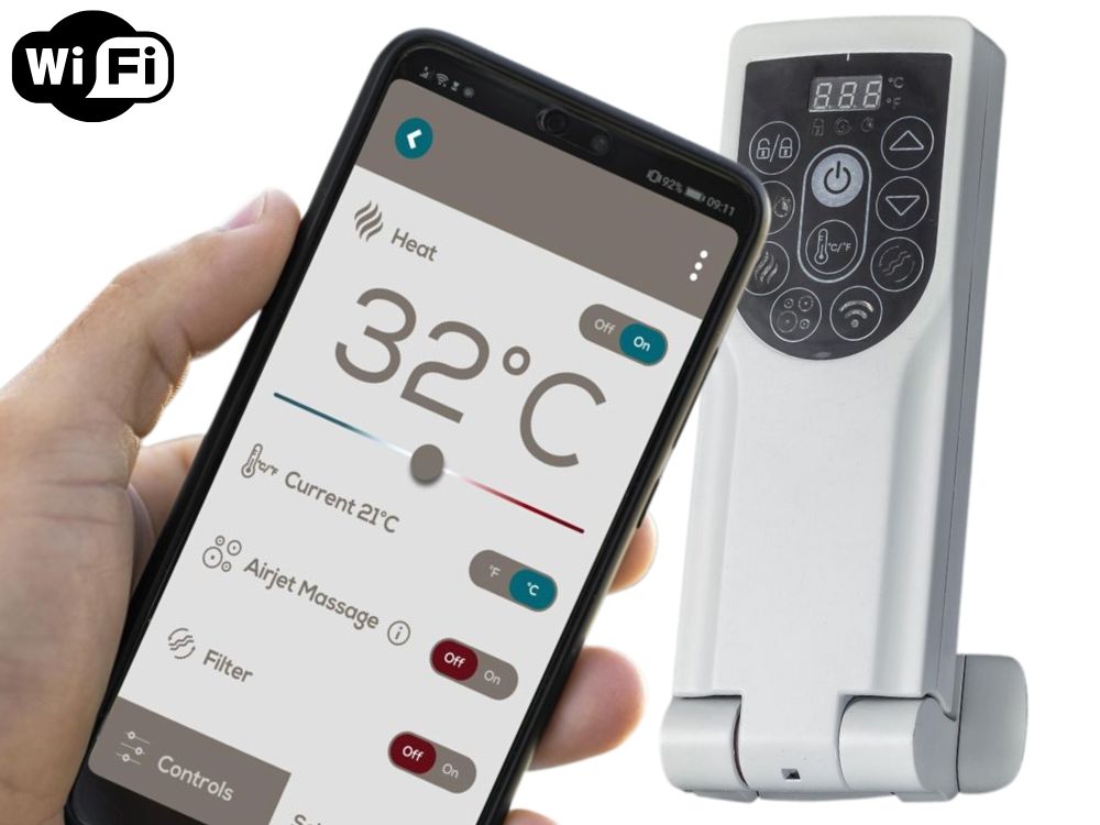 Napihljiva masažna kad Lay-Z-Spa HAWAII Bestway 6001H za 6 oseb MODEL 2025 Dolžina 180 cm