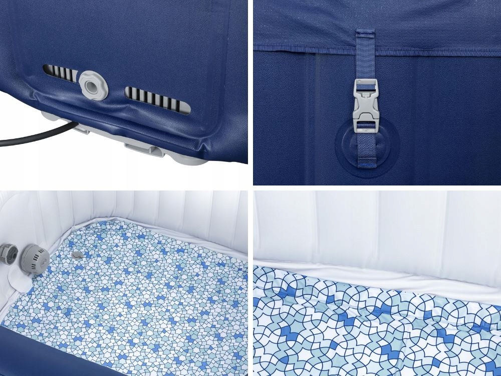 Napihljiva masažna kad Lay-Z-Spa HAWAII Bestway 6001H za 6 oseb MODEL 2025 Globina 52 cm