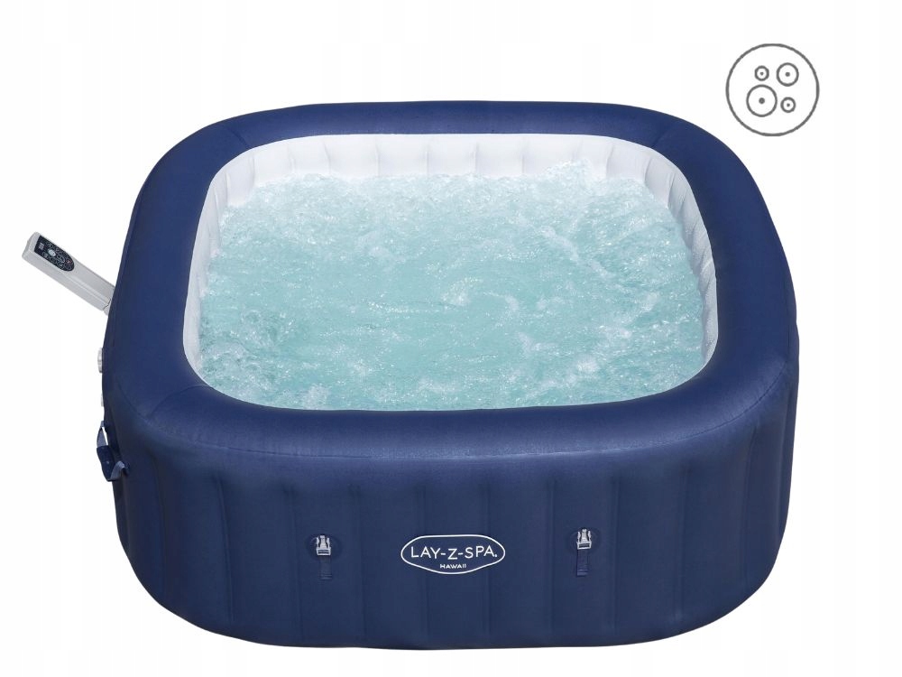 Napihljiva masažna kad Lay-Z-Spa HAWAII Bestway 6001H za 6 oseb MODEL 2025 različnih oblik