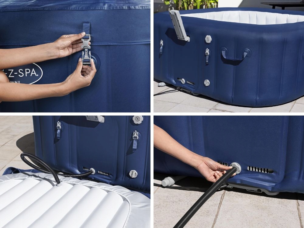 Napihljiva masažna kad Lay-Z-Spa HAWAII Bestway 6001H za 6 oseb MODEL 2025 Višina izdelka 71 cm