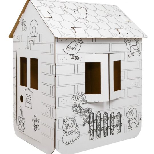Otroška hišica iz kartona - PaintMe