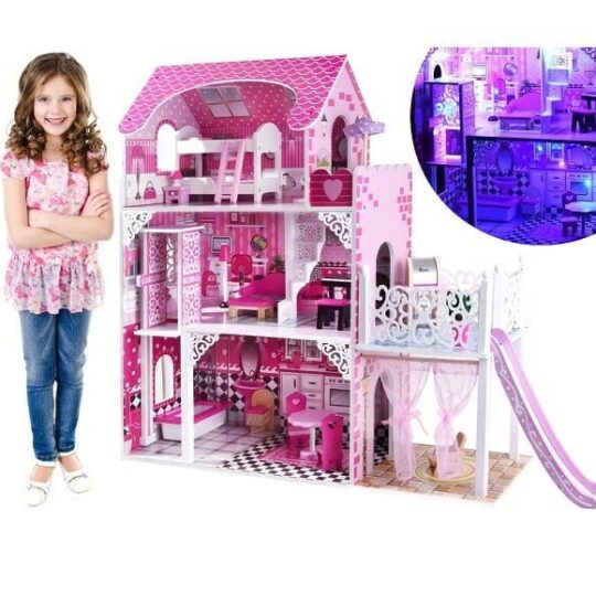 Lesena hišica za punčke - Rosalie