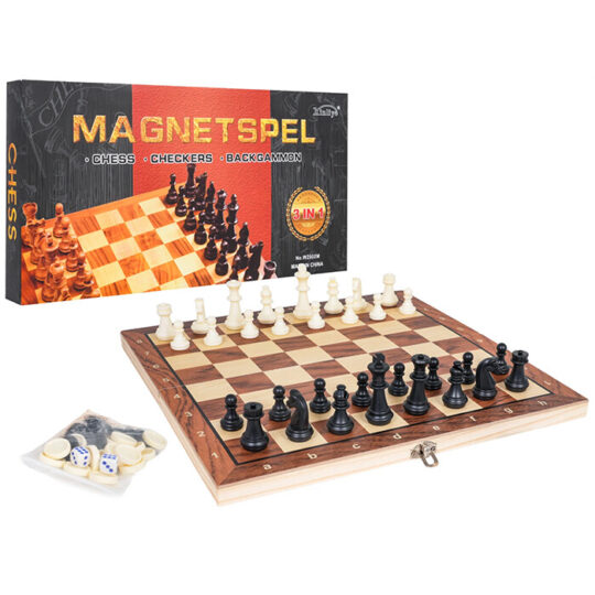 Lesen šah - Magnetspel 2v1