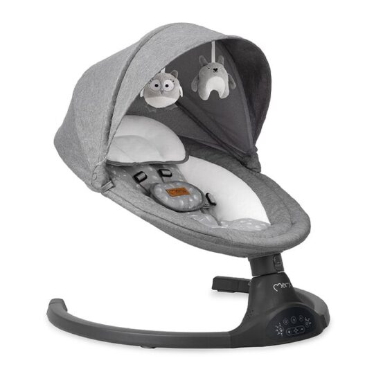 Električna gugalnica Momi - Kenani siva