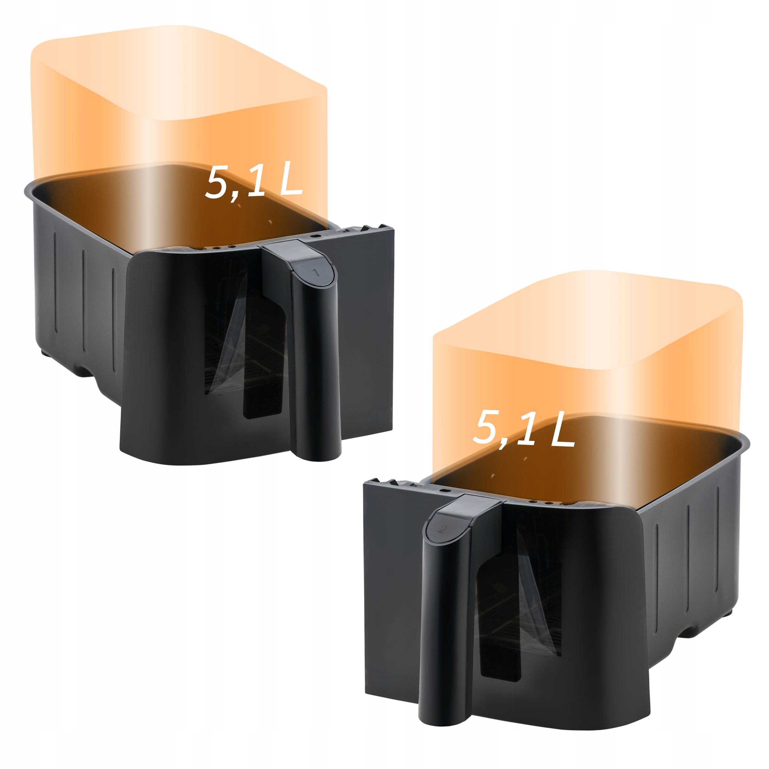 VELIKI CVRTNIK BREZ MAŠČOB 10,2 L CVRTNIK NA VROČI ZRAK XL CVRTNIK BERDSEN 1700 W Globina izdelka 40 cm