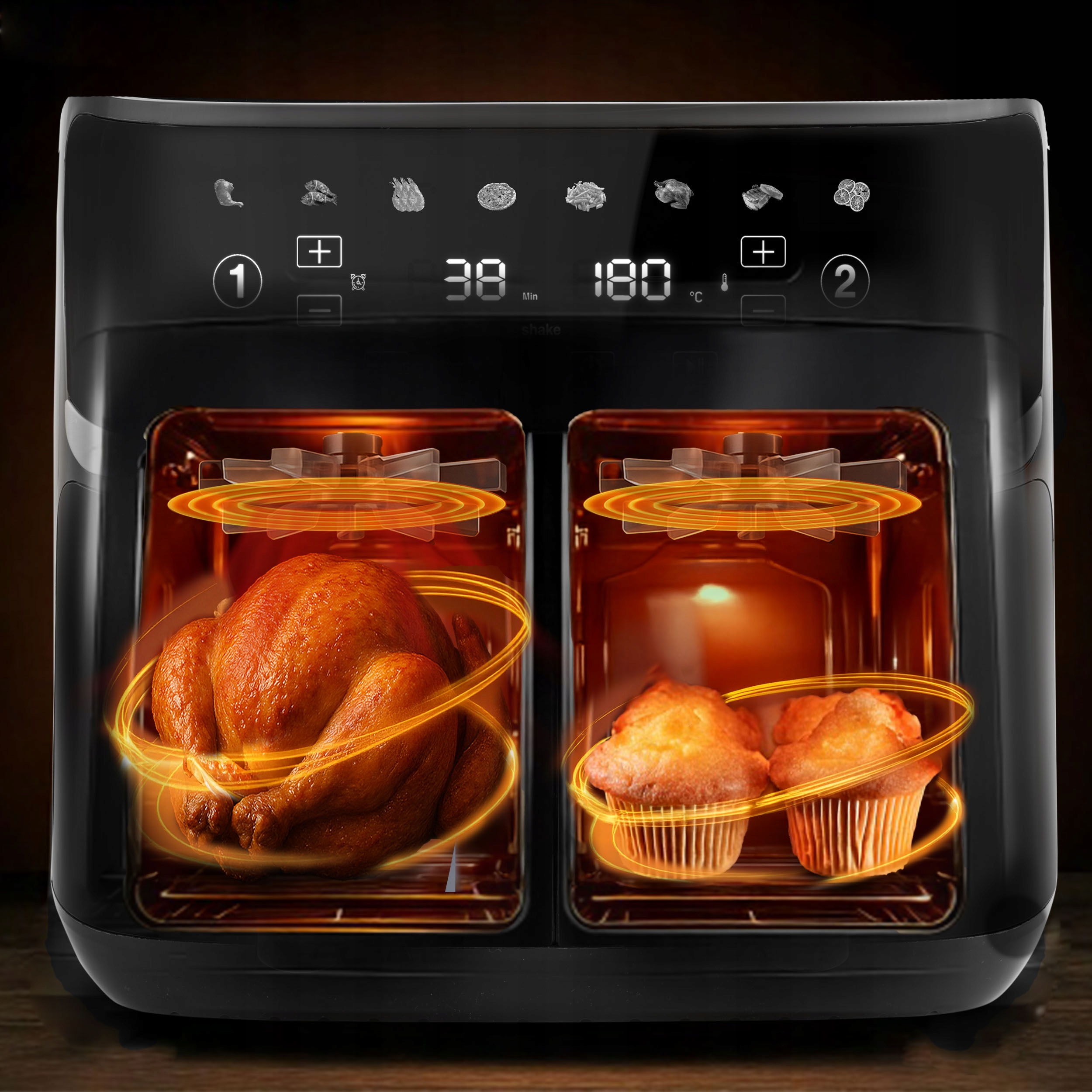 CVRTNIK BREZ MAŠČOB VELIK 10,2 L CVRTNIK NA VROČ ZRAK XL BERDSEN CVRTNIK 1700 W Stanje v originalni embalaži