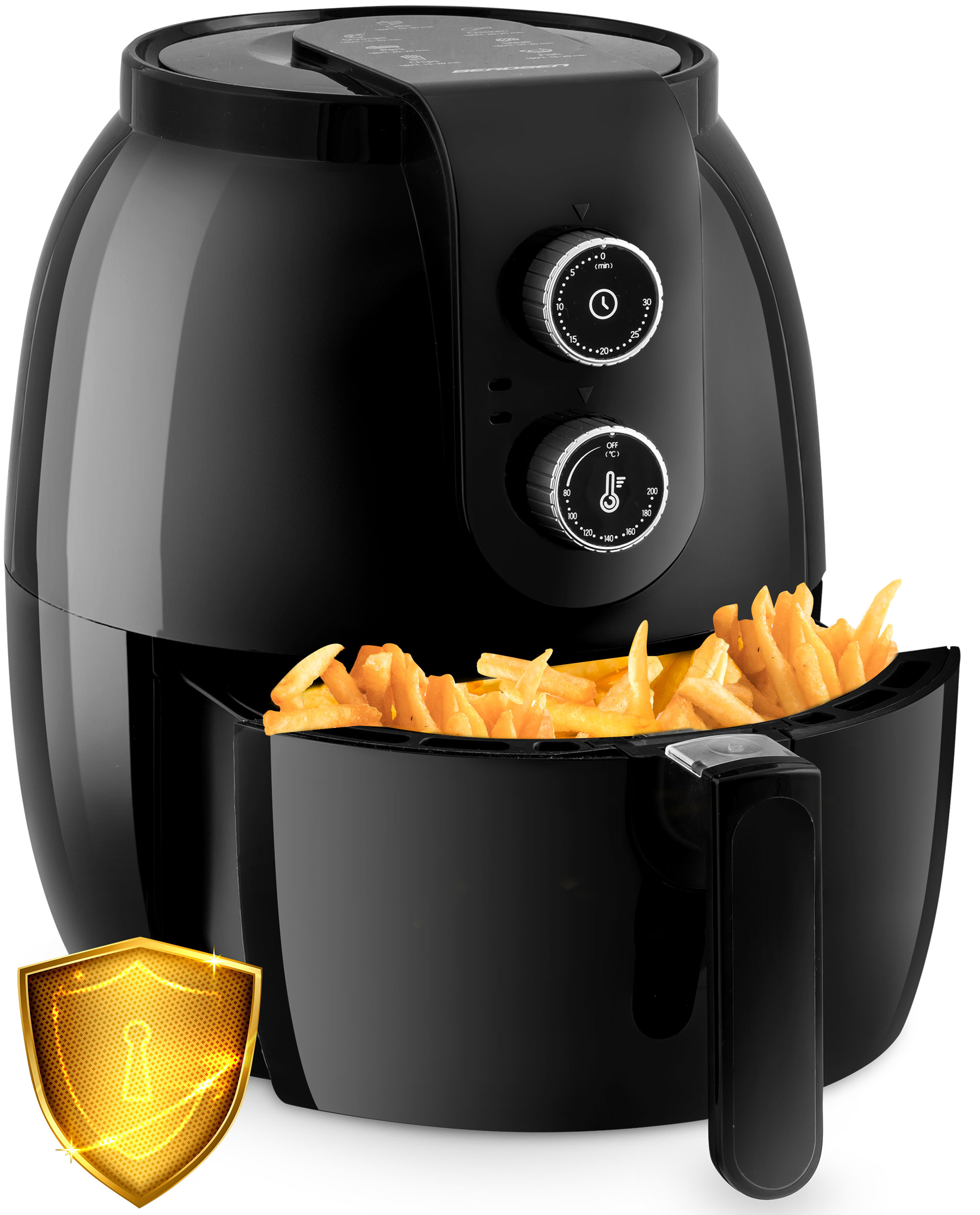 CVRTNIK BREZ MAŠČOB ZMOGLJIV CVRTNIK NA VROČ ZRAK 3,6 L znamke Berdsen