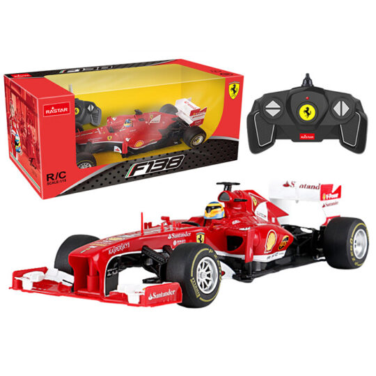 Ferrarijev avtomobil F1 - avtomobil na daljinsko upravljanje na baterije v merilu 1:18