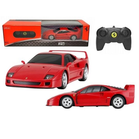 Ferrari F40 - avtomobil na daljinsko upravljanje na baterije 1:24 rdeč