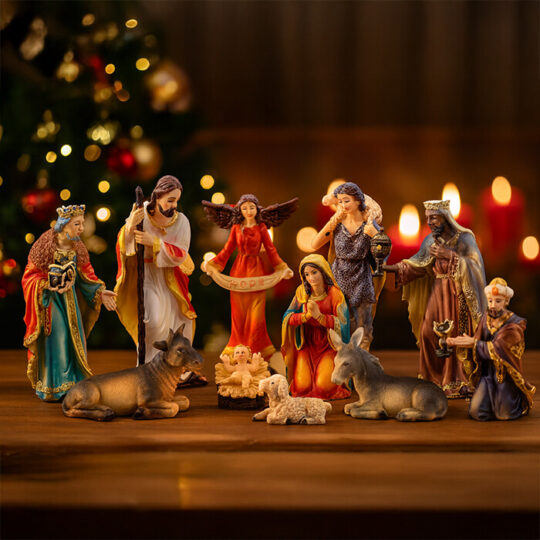 Rojstne figure - 15 cm, 11 kosov iz poliresina