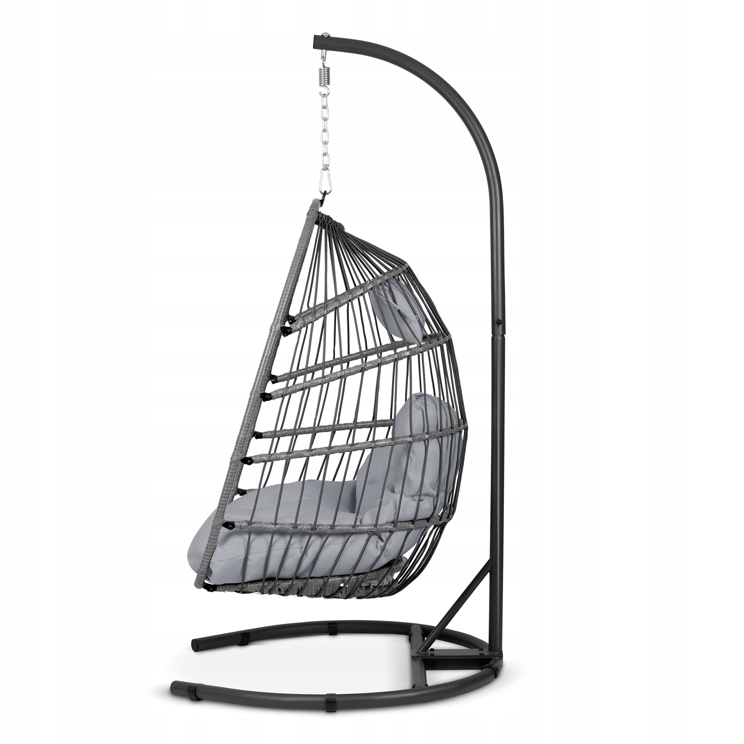 Viseči vrtni stol Luisiana siv + sive blazine Sofotel Vrsta visečega stola prostostoječi