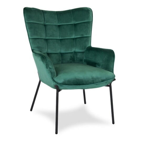 Fotelj Elverum - mahovito zelen