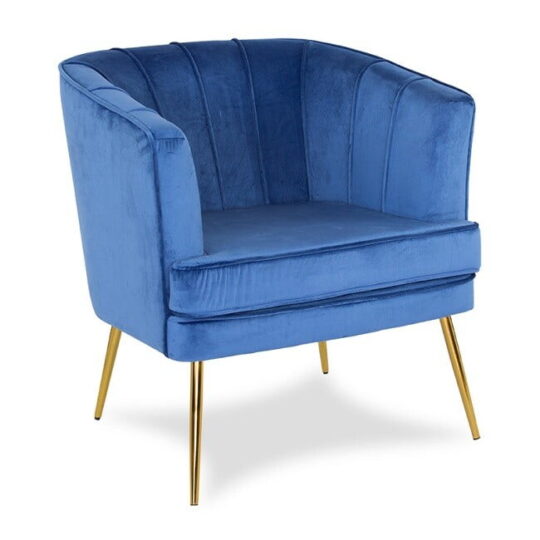 Otto fotelj - džins moder