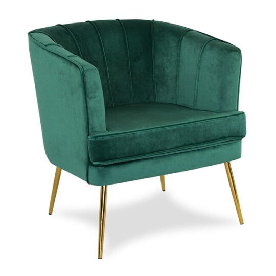 Otto fotelj - mahovito zelen