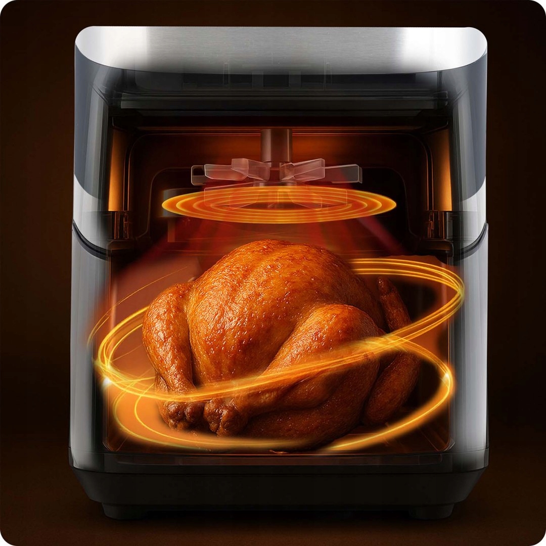 Cvrtnik na vroč zrak Berdsen BD-656 srebrne barve Širina izdelka 29 cm