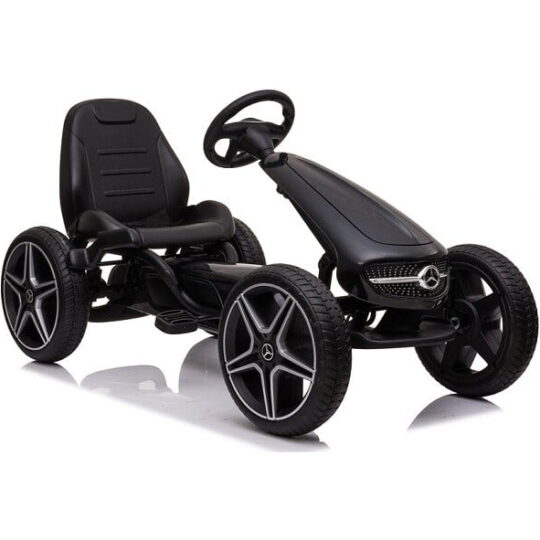 Pedalni gokart črne barve - Mercedes Benz