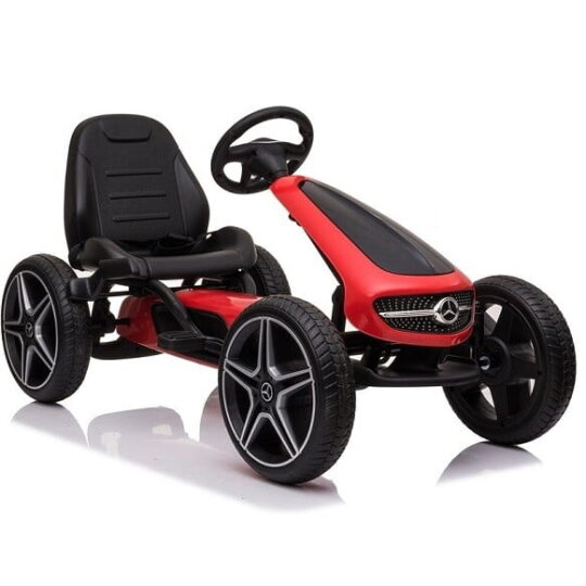 Pedalni gokart rdeč - Mercedes Benz