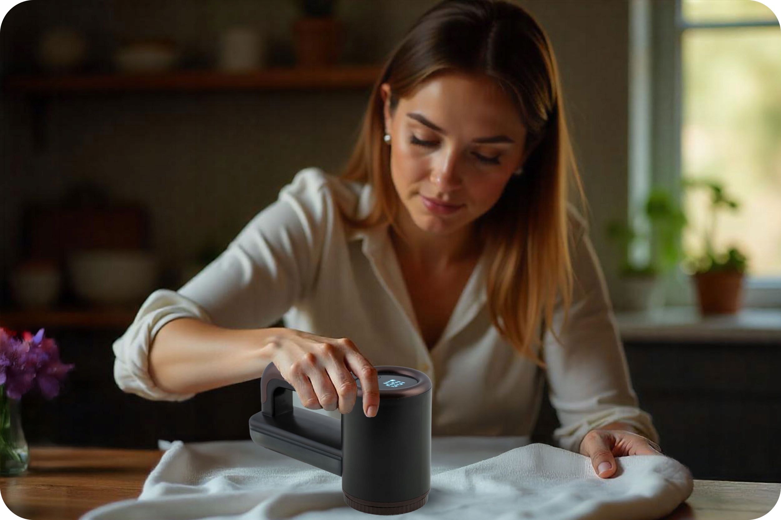 Električni brivnik za oblačila z zaslonom za prevleke za puloverje Berdsen Model BD-390