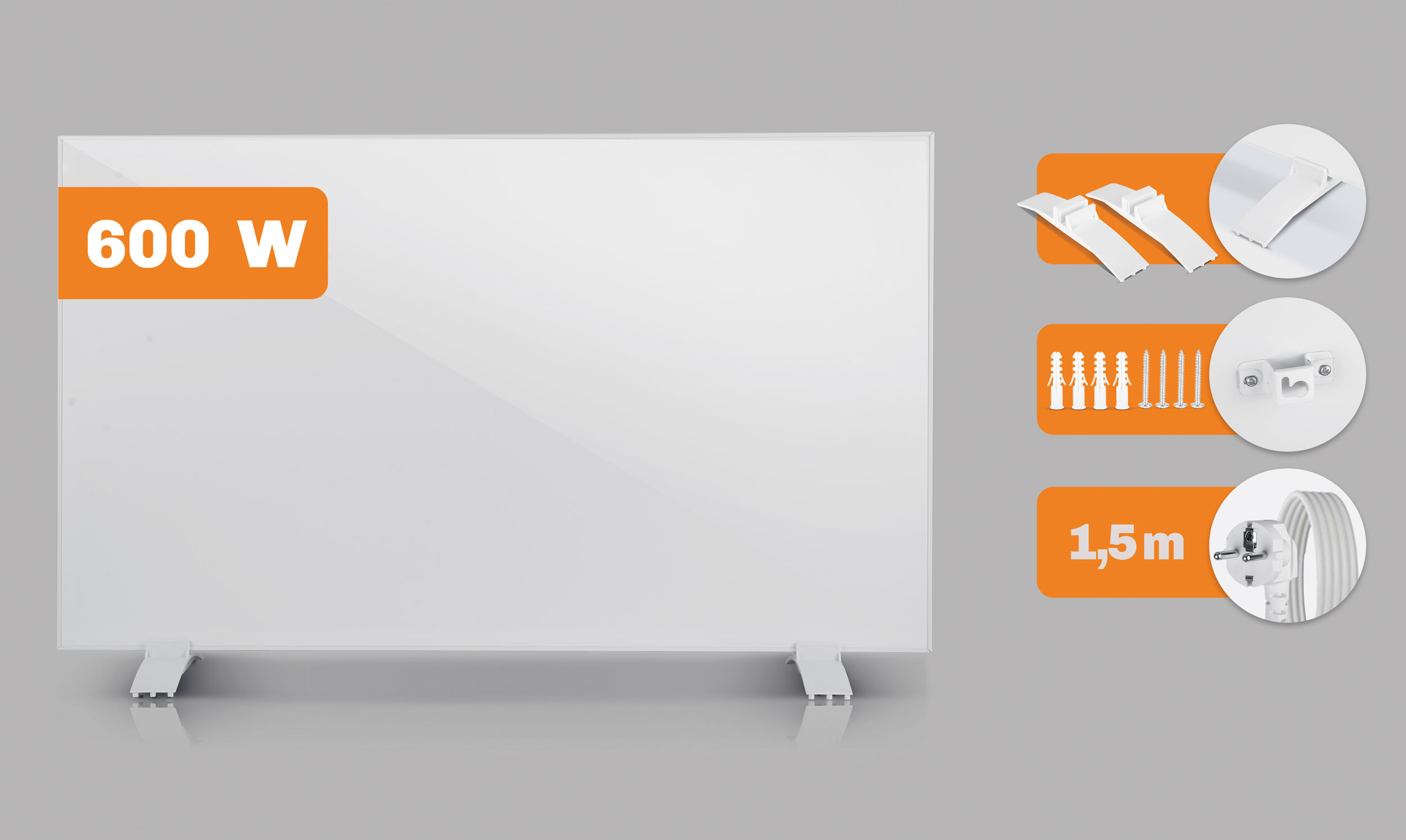 Infrardeči grelec 600 W Berdsen BD-980 EAN (GTIN) 5903890630546