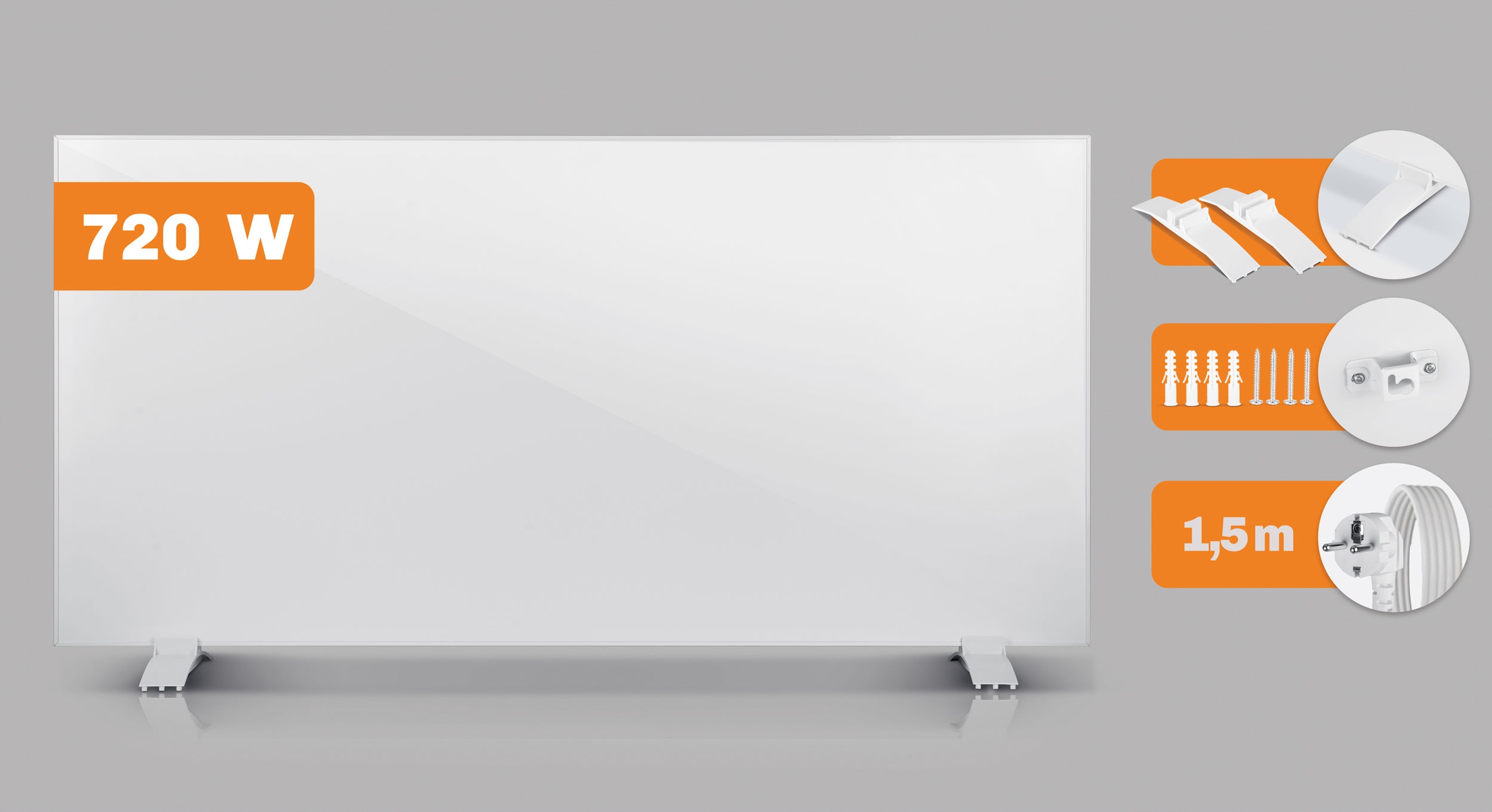 Infrardeči grelec 720 W Berdsen BD-982 EAN (GTIN) 5903890630560