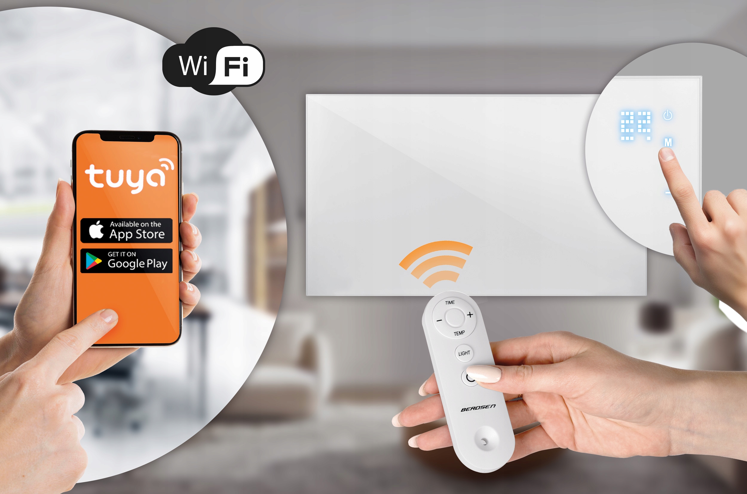 Infrardeči grelec 720 W Berdsen BD-983 Koda proizvajalca 398300