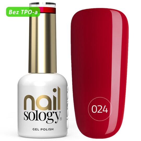Hibridni lak za nohte Clavier Nailsology 8 ml - rdeča fuss 024