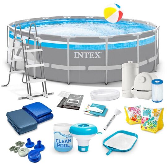 Vrtni bazen z okvirjem 488 x 122 cm 18-v-1 INTEX 26730