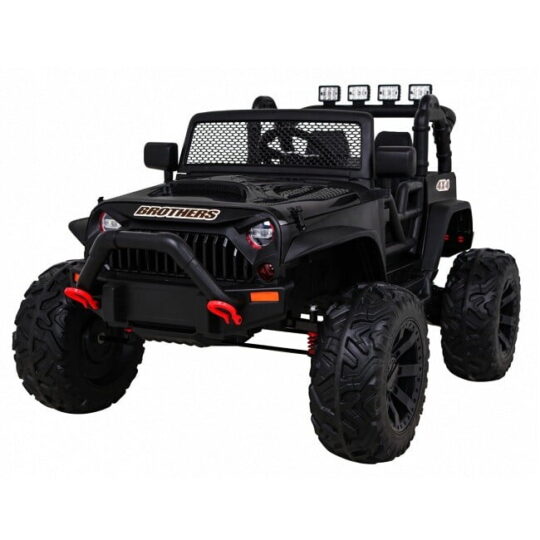 Jeep Detroit 24V sijajno črna - akumulatorski avtomobil