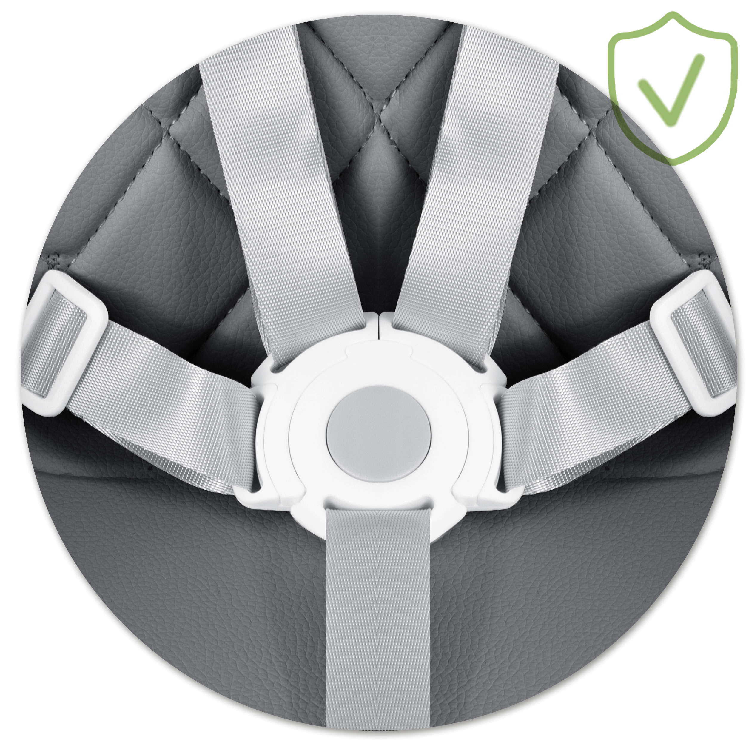 OTROŠKI STOLČEK ZA HRANJENJE Z NASTAVLJIVIM SEDEŽEM 3 V 1, starost otroka 6 m+