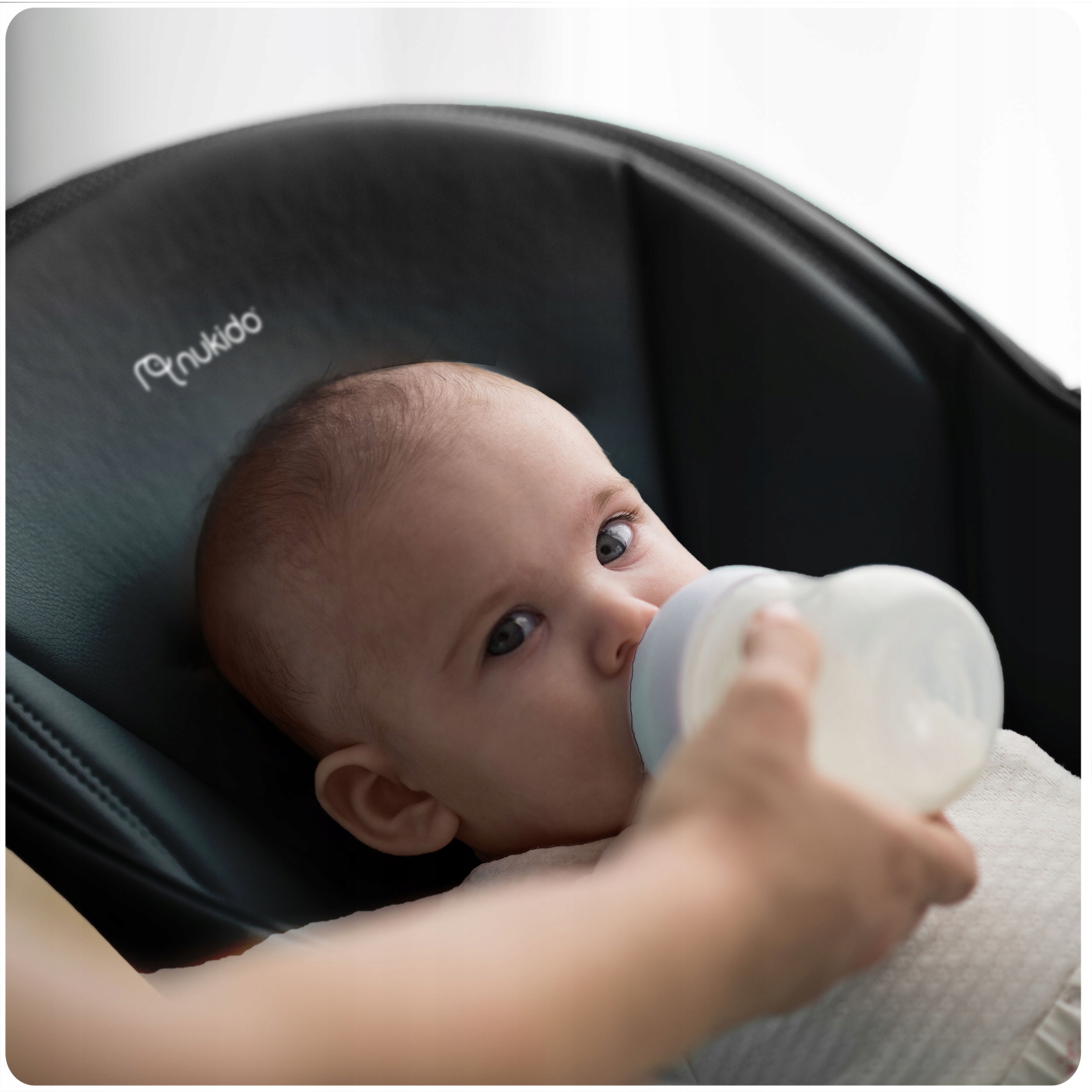 OTROŠKI STOLČEK ZA HRANJENJE, ZLOŽLJIV PLADENJ PREMIUM SEDEŽ NUKIDO BEL Koda proizvajalca 700502