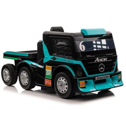 Akumulatorski tovornjak s prikolico - Mercedes Axor Turquoise