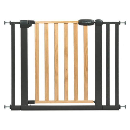 Varnostna ograja Kidwell Trasti 74-105 cm - črna