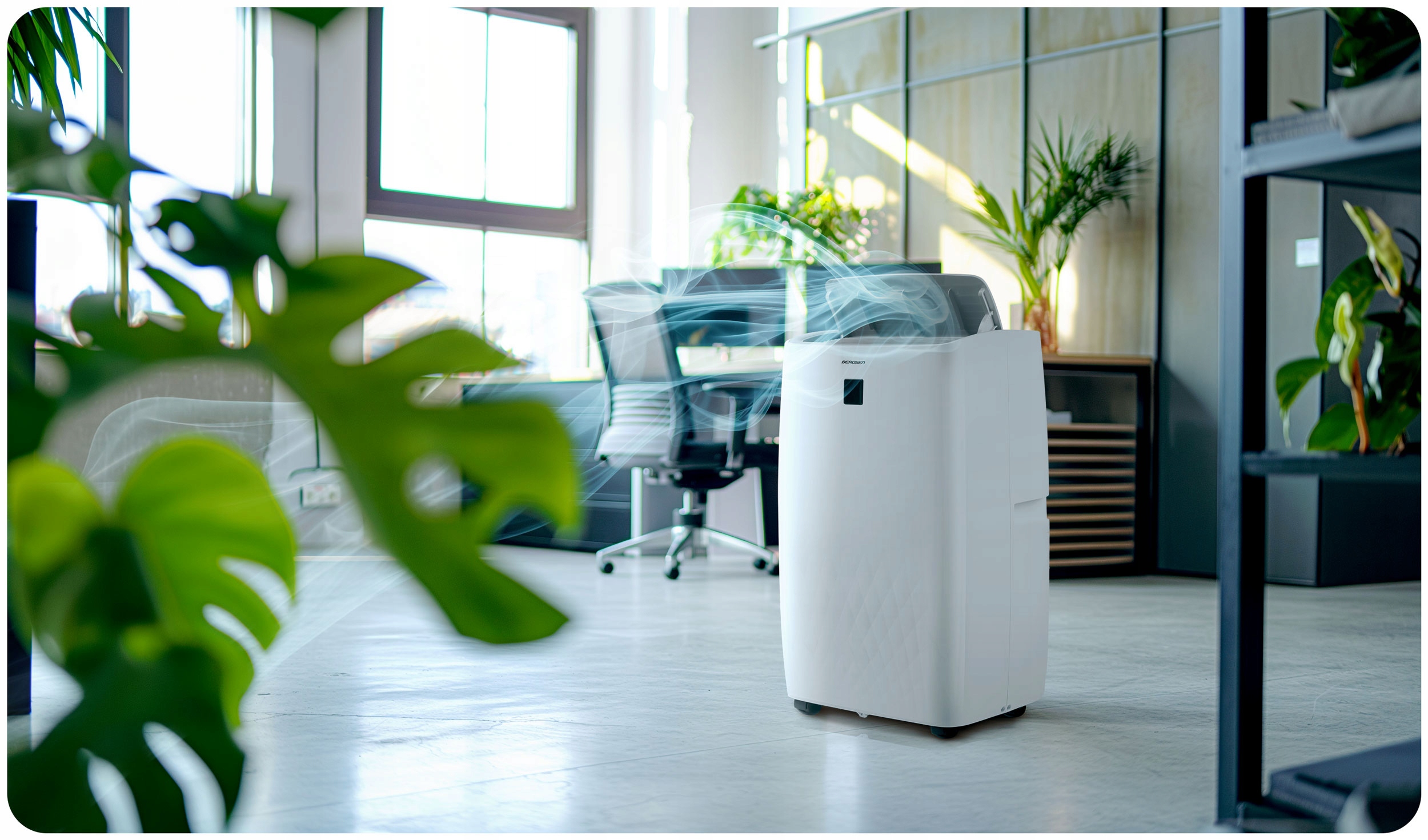 Prenosna klimatska naprava z ogrevalno funkcijo 4kW RAZVLAŽILEC VLAŽILNIKA 34l/24h WiFi BD-581 Grelna moč 3000 W