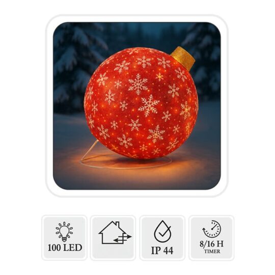 Žoga, ki je padla na tla - zunanja dekoracija 60 cm