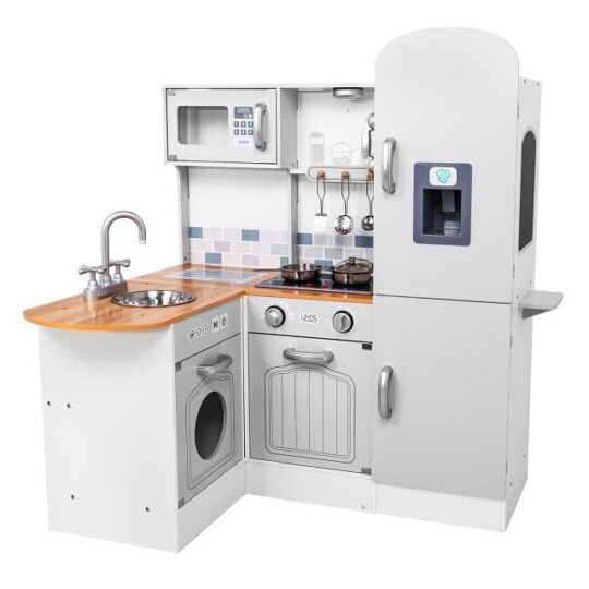 Kotna lesena kuhinja - Chiara