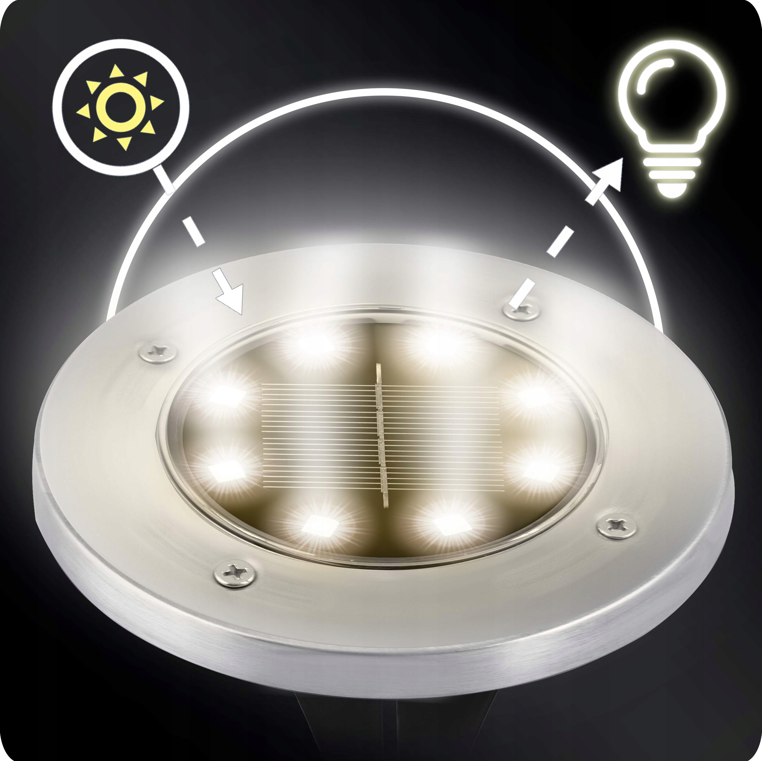 SONČNE VRTNE NADZEMNE SVETILKE HIT Ilumen LED 6 kosov. Druge znamke