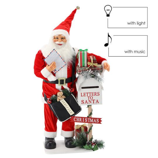 LED Božiček z melodijami - 100 cm