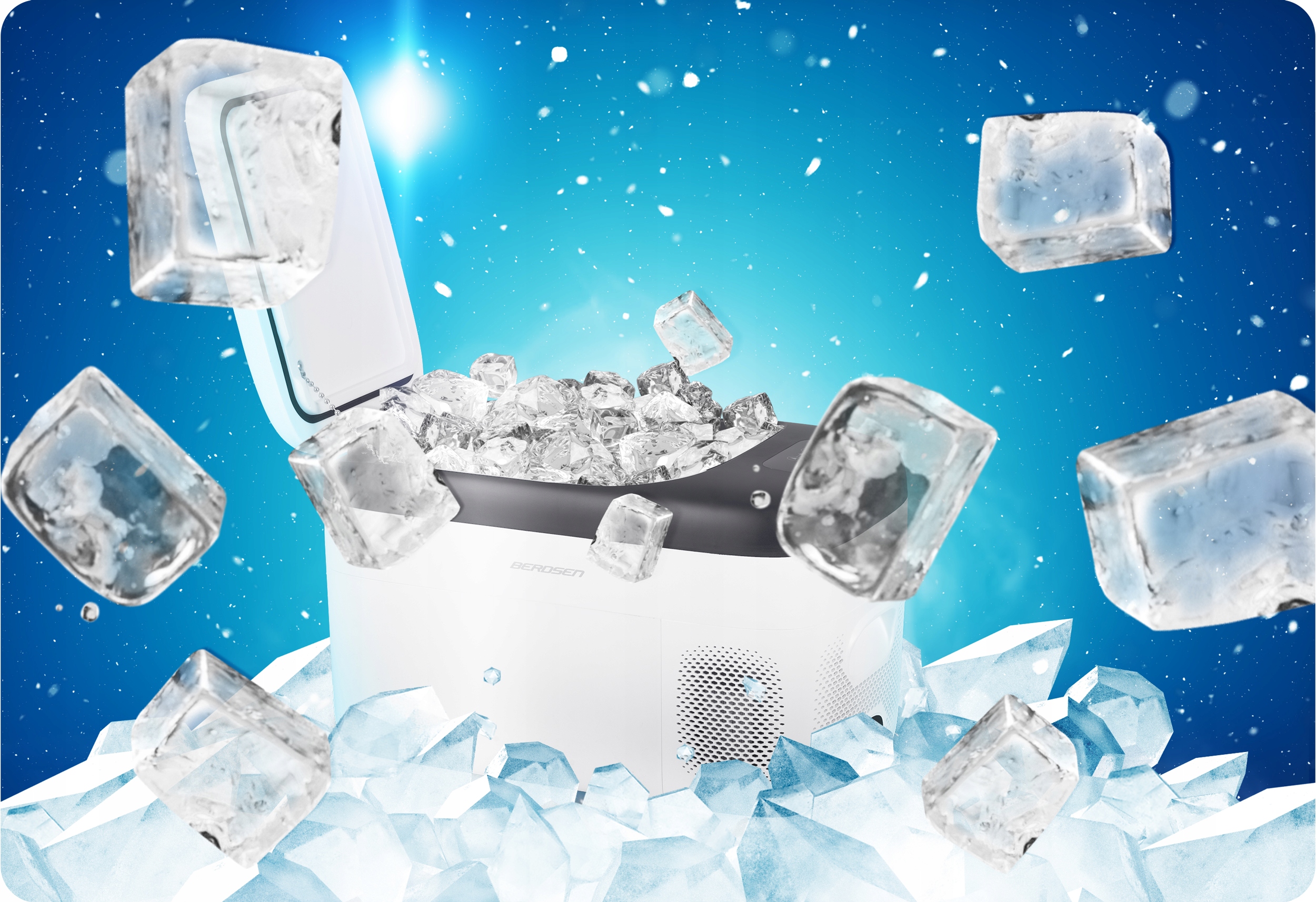 KOMPRESORSKI AVTOMOBILSKI POTOVALNI HLADILNIK-ZAMRSOVALNIK 12V 100-240V 21L Energijski razred F