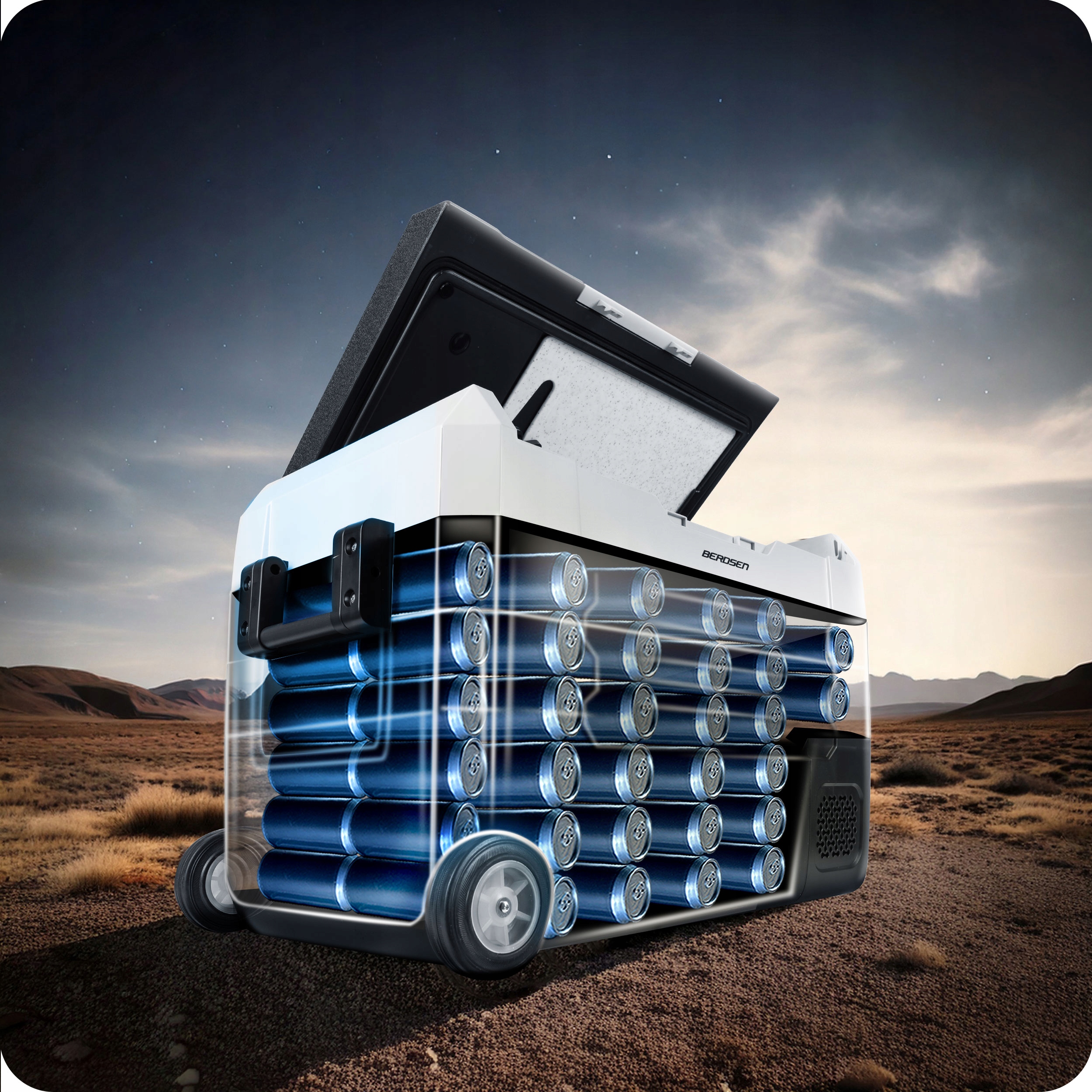 AVTO KOMPRESORSKI POTOVALNI HLADILNIK 40L ZAMRZOVALNIK 12V 100-240V Koda proizvajalca 340010