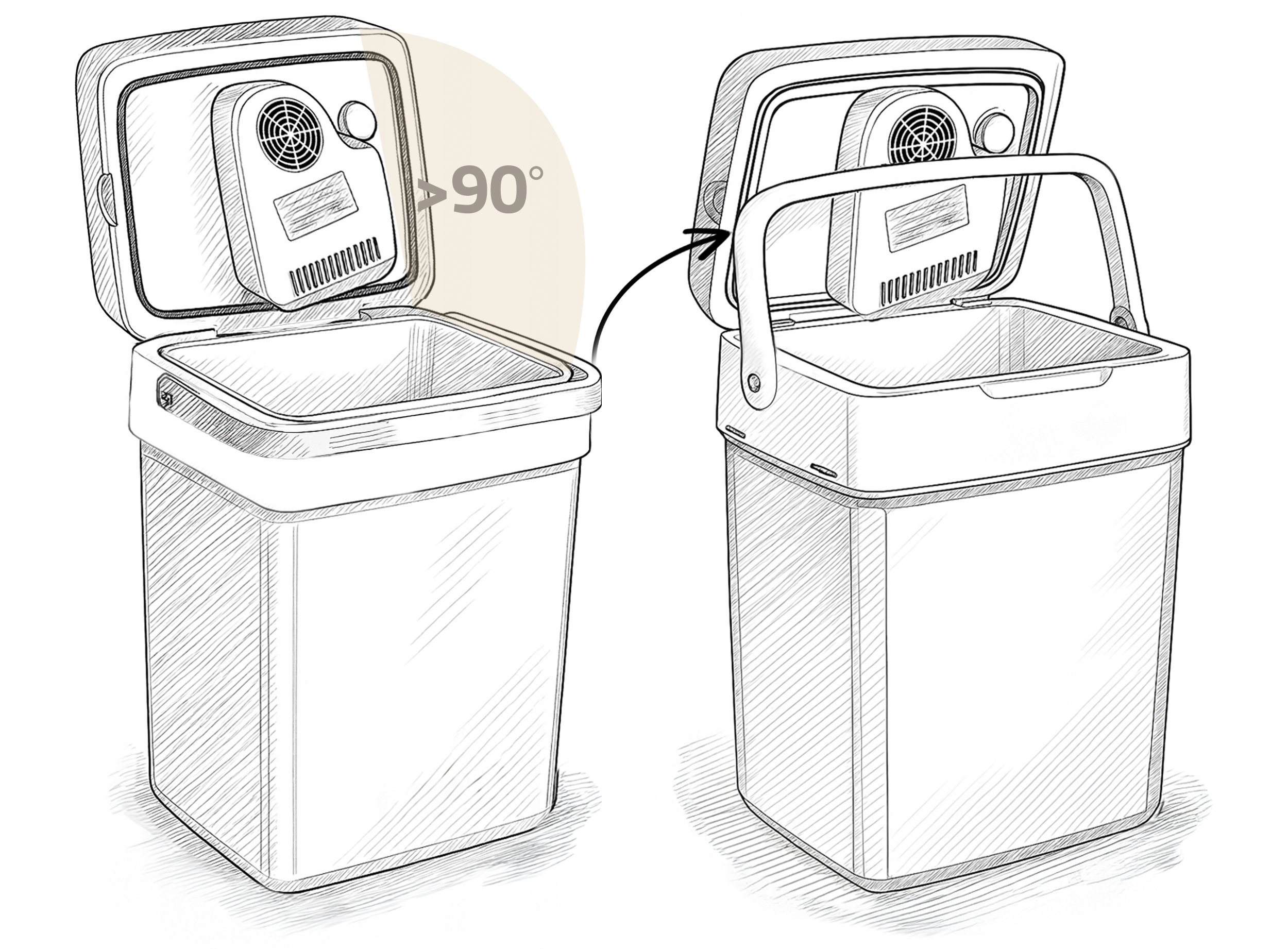 AVTO HLADILNIK ZA POTOVANJE 12V/230V USB FUNKCIJA OGREVANJA 26L Prevladujoča barva druga barva