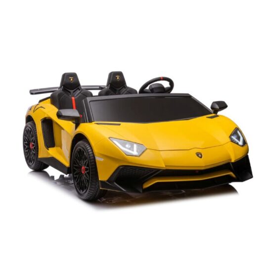 Lamborghini Aventador SV 24V bikovsko rumen - avtomobil na baterije